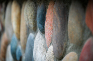 close up of colorful stones
