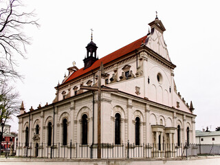 Cathedral of the Resurrection and St. Thomas the Apostle, Zamosc. Ancient European architecture, landmark.