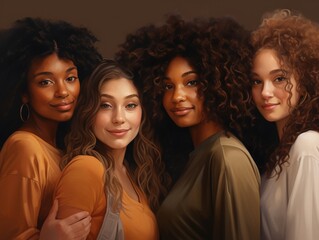 Obraz premium portrait of beautiful women