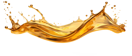 Foto op Plexiglas yellow oil splash © Tony A