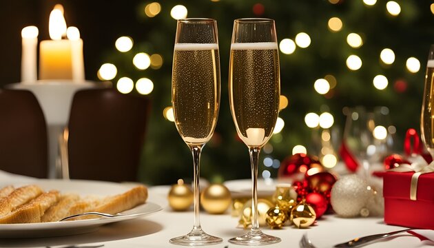 reveillon du nouvel an &agrave; deux 