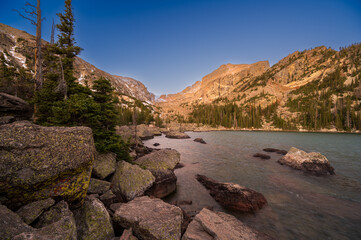 lake in the mountains