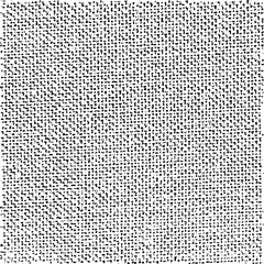 Vector fabric texture. Distressed texture of weaving fabric. Grunge background. Abstract halftone vector illustration. Overlay to create interesting effect and depth. Black isolated on white. EPS10.