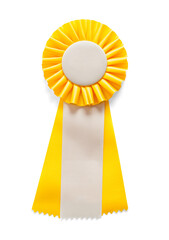 Yellow Award Ribbon