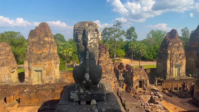 Pre-Rup, a temple-mountain dedicated to the god Shiva, a temple of the Khmer civilization, located on the territory of Angkor in Cambodia