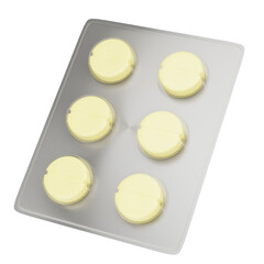 3d icon of a tray id tablet