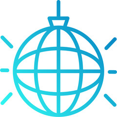 disco ball vector design icon .svg