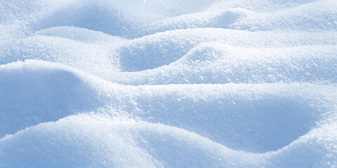  White drifts background. White fluffy snow. - obrazy, fototapety, plakaty