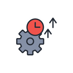 performance icon. vector.Editable stroke.linear style sign for use web design,logo.Symbol illustration.