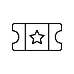 Event icon isolate white background vector stock illustration.