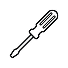 screwdriver icon vector design template simple and modern