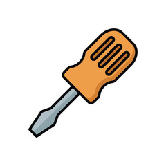 screwdriver icon vector design template simple and modern