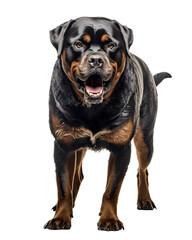 Obraz premium Rottweiler dog isolated from background