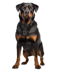 Fototapeta premium Rottweiler dog isolated from background