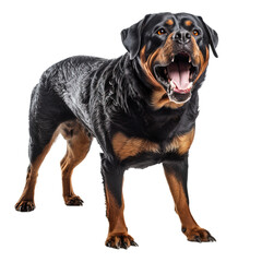 Obraz premium Rottweiler dog isolated from background
