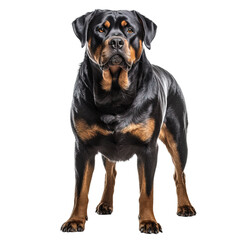 Obraz premium Rottweiler dog isolated from background