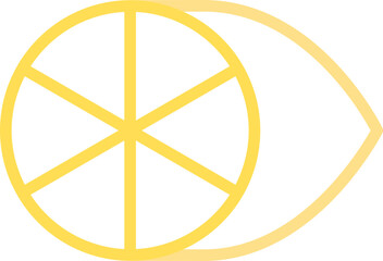 Fototapeta premium lemon icon