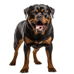 Obraz premium Rottweiler dog isolated from background