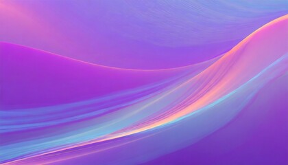 Abstract blue and purple liquid wavy shapes futuristic banner. Glowing retro waves background - obrazy, fototapety, plakaty