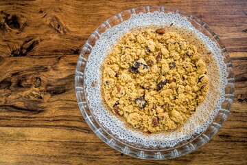 traditionelle torta sbrisolona aus mantova