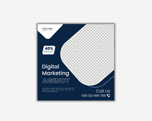 Modern social media banner template