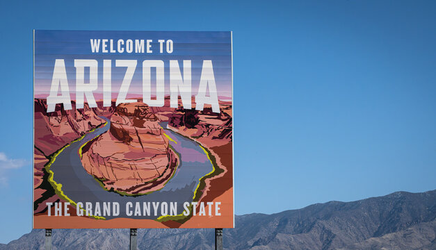 "Welcome to Arizona" Sign