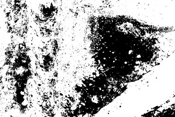 Rustic grunge vector texture with grain and stains. Abstract noise background. Weathered surface. Dirty and damaged. Detailed rough backdrop. Vector graphic illustration with transparent white. EPS10.