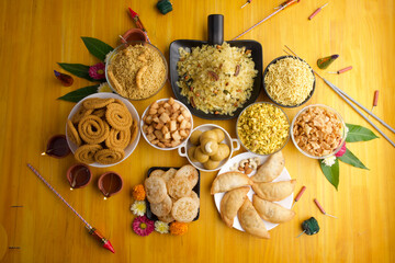 Diwali snacks Diwali faral Festival food items Festival snacks from Maharashtra