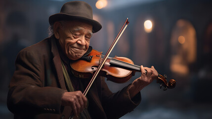 man with violin