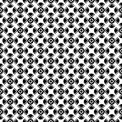 Black seamless abstract pattern. Overlay for background and backdrop. Ornamental design. PNG graphic illustration with transparent background.