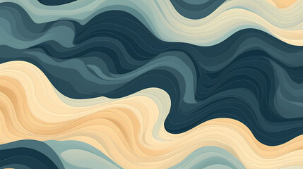 Fototapeta premium Abstract art line pattern PPT background poster wallpaper web page