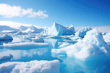 Foto op Plexiglas Global warming and melting glaciers © YouraPechkin