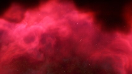 Deep space nebula with stars. Bright and vibrant Multicolor Starfield Infinite space outer space background with nebulas and stars. Star clusters, nebula outer space background 3d render
