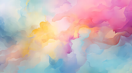 Obraz na płótnie Canvas Watercolor gradient PPT background poster wallpaper web page
