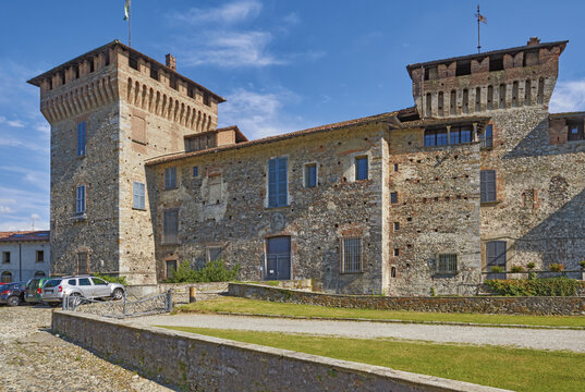 SOMMA LOMBARDO, VARESE ITALY, CASTLE VISCONTI DI SAN VITO