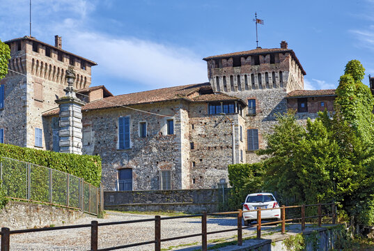 SOMMA LOMBARDO, VARESE ITALY, CASTLE VISCONTI DI SAN VITO