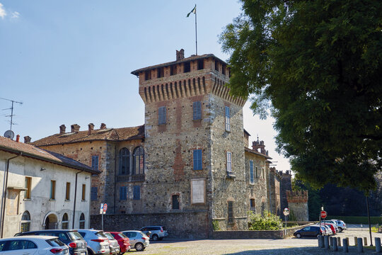 SOMMA LOMBARDO, VARESE ITALY, CASTLE VISCONTI DI SAN VITO
