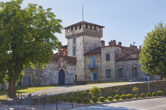 SOMMA LOMBARDO, VARESE ITALY, CASTLE VISCONTI DI SAN VITO