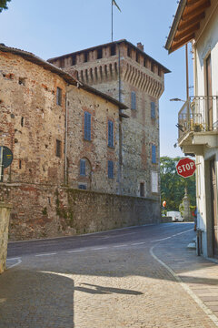 SOMMA LOMBARDO, VARESE ITALY, CASTLE VISCONTI DI SAN VITO