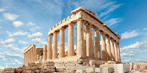 Fototapeten Parthenon on the Acropolis hill in Athens, Greece © tilialucida