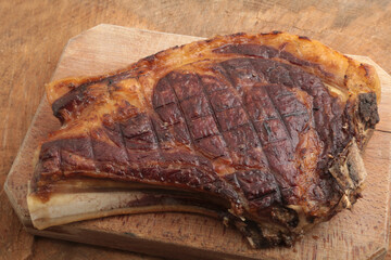 cow meat rib as protein gourmet food