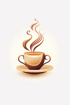 A picture of a steaming cup of coffee. Perfect for showcasing the warmth and comfort of a hot beverage. Ideal for use in coffee shop promotions or to add a cozy touch to food and drink blogs