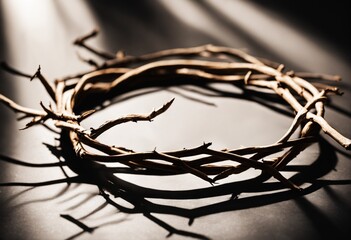 Fototapeta na wymiar crown of thorns - for christian and jesus related topics