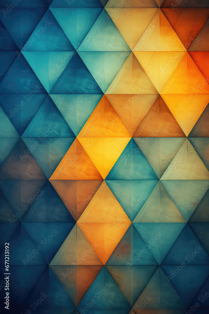 Poster A vibrant and lively abstract background featuring squares of different colors. Perfect for adding a pop of color and energy to any design project.