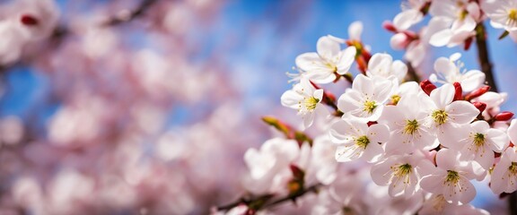 blooing season in spring 