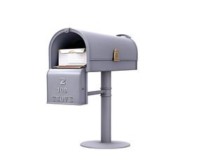 mailbox with letters
