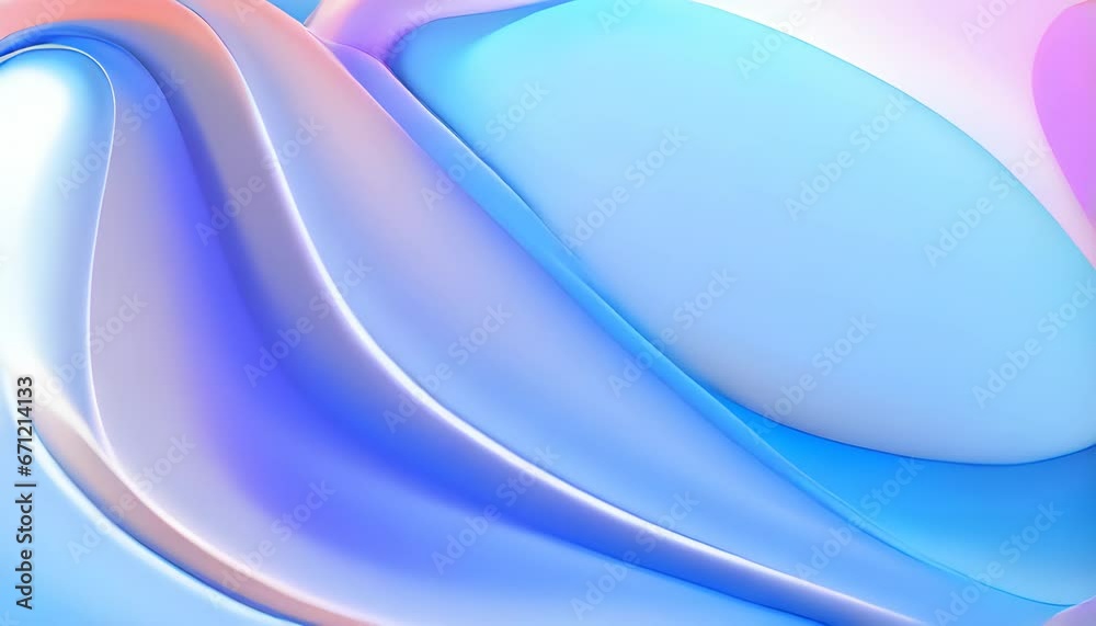 Wall mural metallic abstract wavy liquid background layout design tech innovation