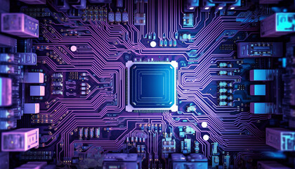 Digital circuit board complexity inside modern computer equipment generates progress generated by AI