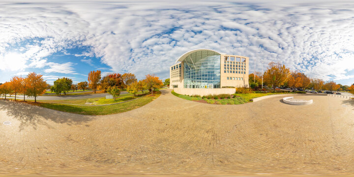 United States Institute of Peace Building DC. 360 panorama VR equirectangular photo