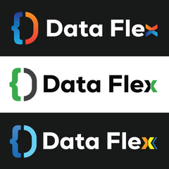 coding coders developers brand D letter font or text typography logo design template vector, coders wordmark logo 